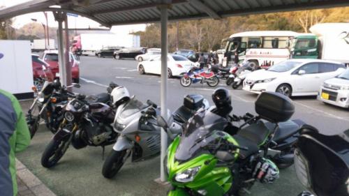 今日も元気に走ってくれたバイク達です