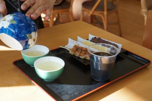 館山城跡でお団子タイム