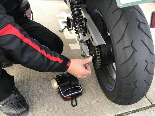 なんとRスプロケのボルトが外れかかってました(汗