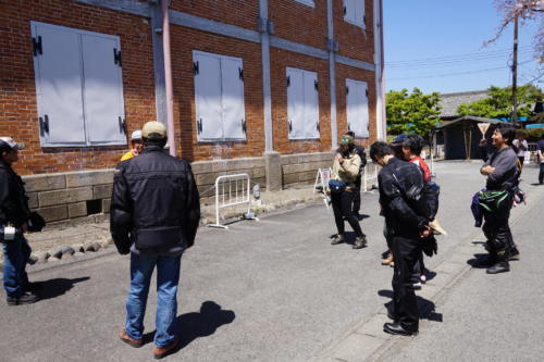 このレンガにも物語があるんですよ