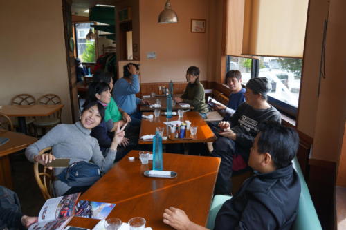 オーダーを済ませた待ち時間