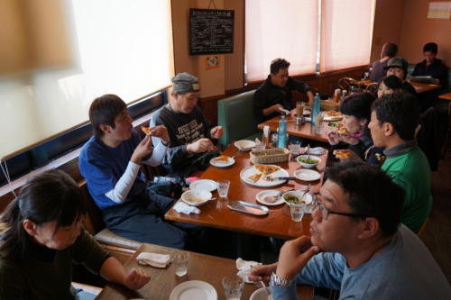 ピッツァが美味しいですね